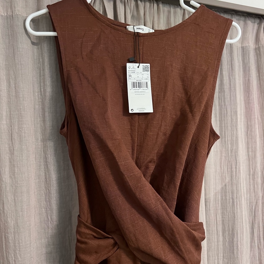 Mango Wrap front dress